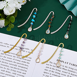 6Pcs Alloy Bookmarks&nbsp;AJEW-DC00020