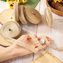 10M Braided Burlap Ribbon&nbsp;OCOR-TAC0015-13B