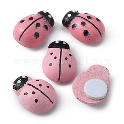 Spray Painted Wood Cabochons&nbsp;WOOD-WH0024-119D