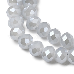 Electroplate Glass Beads Strands&nbsp;GLAA-K027-PL-A08-A