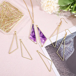 32Pcs Alloy Open Back Bezel Big Pendants&nbsp;PALLOY-CA0008-40