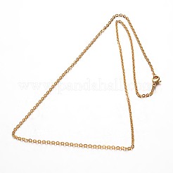 304 Stainless Steel Cable Chain Necklaces&nbsp;NJEW-M124-02