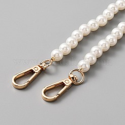 ABS Plastic Imitation Pearl Beaded Bag Handles&nbsp;FIND-WH0034-51KCG