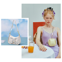 3 Strands 3 Colors ABS Pearl Bag Extender Chains&nbsp;FIND-PH0001-23