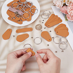 DIY Leather Keychain Making Kits&nbsp;DIY-OC0013-49