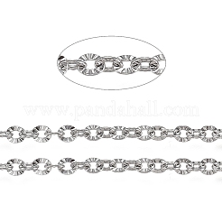 Tarnish Resistant 304 Stainless Steel Cable Chains&nbsp;CHS-A006-02B-P