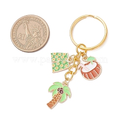 Alloy Enamel Keychains&nbsp;KEYC-JKC01297-03