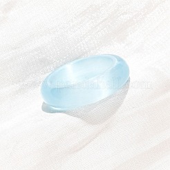 Cat Eye Finger Rings&nbsp;RJEW-G363-01B-15
