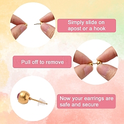 Plastic/Rubber/Iron/Brass Ear Nuts&nbsp;DIY-YW0012-87