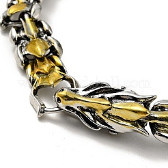 Men's Alloy Dragon Wrap Chain Bracelet&nbsp;BJEW-A129-01