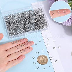 3000Pcs 3 Styles 304 Stainless Steel Open Jump Rings&nbsp;STAS-SP0001-68