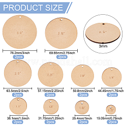 2 Sets MDF Wood Pompom Ball Trimming Cutting Guide&nbsp;DIY-BC0006-79