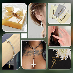 100Pcs 10 Styles Brass Pendants&nbsp;KK-PH0012-23A