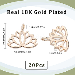Brass Charms&nbsp;KK-SC0003-65