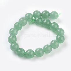 Natural Green Aventurine Beads Strands&nbsp;X-G-G099-10mm-17