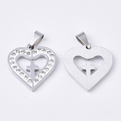 201 Stainless Steel Pendants&nbsp;X-STAS-N089-21P