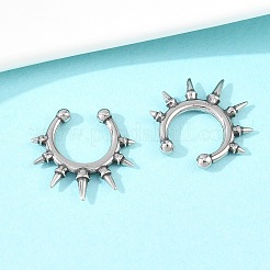 316 Stainless Steel Hoop Nose Rings&nbsp;AJEW-C044-05A-AS