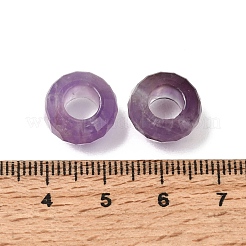 Natural Amethyst European Beads&nbsp;GG-NH0003-A07