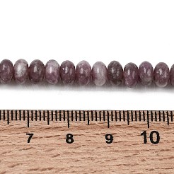 Natural Lepidolite/Purple Mica Stone Beads Strands&nbsp;G-K365-E01-4x6mm