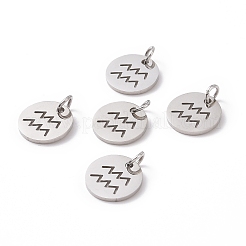 Non-Tarnish 304 Stainless Steel Charms&nbsp;STAS-Q201-T445-11S