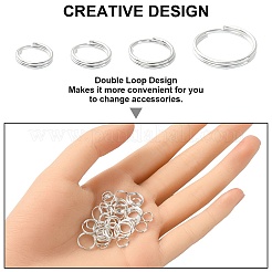 300Pcs 4 Style Iron Split Rings&nbsp;IFIN-YW0003-33