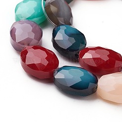 Pearl Luster Plated Glass Bead Strands&nbsp;EGLA-E037-PL08