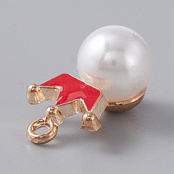 Resin Imitation Pearl Pendants&nbsp;FIND-TAC0002-041D