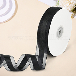 1Roll Solid Color Organza Ribbons&nbsp;ORIB-CY0001-02N