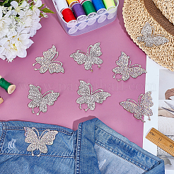 10Pcs 2 Colors Resin Rhinestone Iron on/Sew on Cloth Patches&nbsp;DIY-NB0014-54