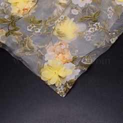 Polyester Organza Fabric&nbsp;ORIB-WH0005-06A
