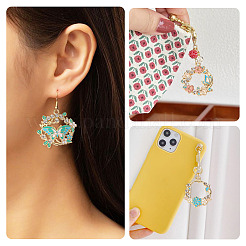 16Pcs 4 Styles Rack Plating Alloy Enamel Pendants&nbsp;ENAM-TA0002-56
