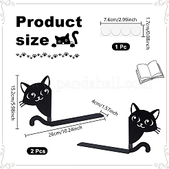 1 Bag Cat Iron Book Holder Stand&nbsp;ODIS-PB0001-04