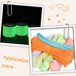 30M Luminous Glow in the Dark Polyester Cord&nbsp;AJEW-SP0004-86A