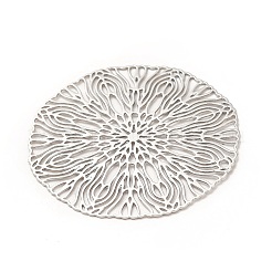 Rack Plating Brass Filigree Pendants&nbsp;KKC-T001-18P