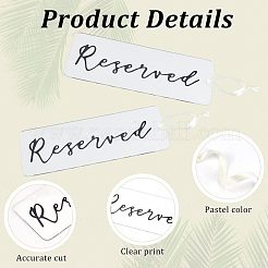 Acrylic Reserved Hanging Signs&nbsp;HJEW-PH01556
