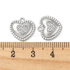 Brass Micro Pave Cubic Zirconia Pendants&nbsp;KK-H460-41P