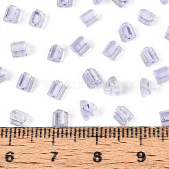 Transparent Inside Colours Glass Seed Beads&nbsp;SEED-T007-13H