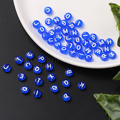 Transparent Blue Acrylic Beads&nbsp;TACR-YW0001-08B