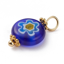 Handmade Millefiori Glass Pendants&nbsp;PALLOY-JF00576