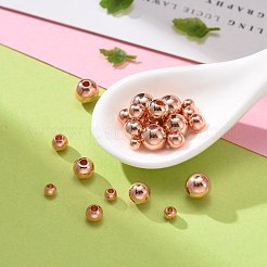 200Pcs 4 Size Brass Spacer Beads&nbsp;KK-LS0001-13RG