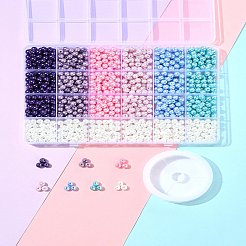 DIY Round Beads Bracelets Making Kits&nbsp;DIY-FS0008-87