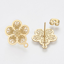 304 Stainless Steel Stud Earring Findings&nbsp;STAS-S079-38A