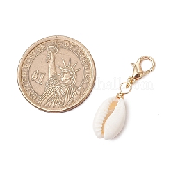 Shell Pendant Decoration&nbsp;HJEW-JM03185-02