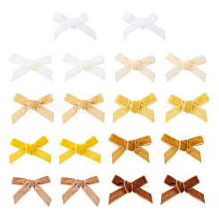 54Pcs 9 Colors Velvet Bowknot Costume Accessories&nbsp;DIY-TA0012-09A