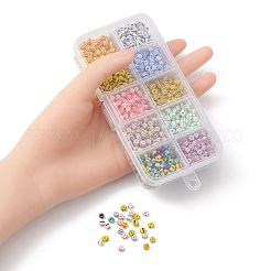 130G 10 Style Opaque Colours Seep 6/0 Glass Seed Beads&nbsp;SEED-YW0002-42