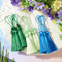 24Pcs 3 Colors Polyester Tassel Decorations&nbsp;OCOR-TADJ0007-01C