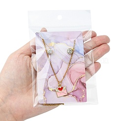 50Pcs Rectangle Hot Stamping Cardboard Paper Jewelry Display Cards&nbsp;CDIS-CJ0001-04