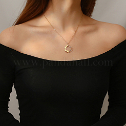 304 Stainless Steel Pendant Necklaces&nbsp;KE9044-2