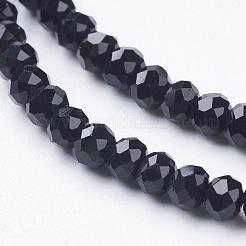 Crystal Glass Beads Strands&nbsp;GLAA-D032-3.5x2.5-14