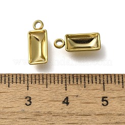 Ion Plating(IP) 304 Stainless Steel Pendant Cabochon Settings&nbsp;STAS-I310-24G